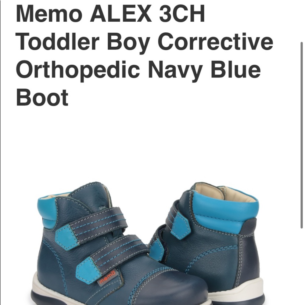 Orthopedic MEMO toddler boots-used
